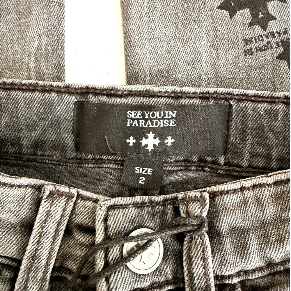 NWT Jordan Craig GIRLS SEE YOU IN PARADISE denim jean size 2 - Picture 5 of 13